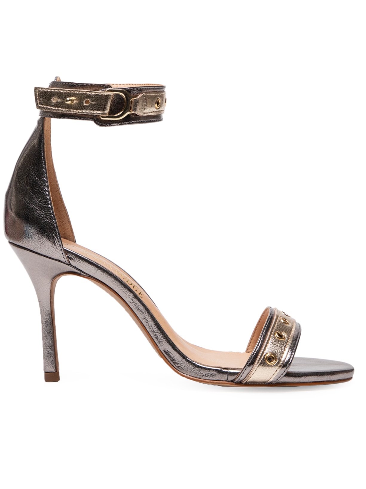 Sandália Feminina Salto Fino - Prata