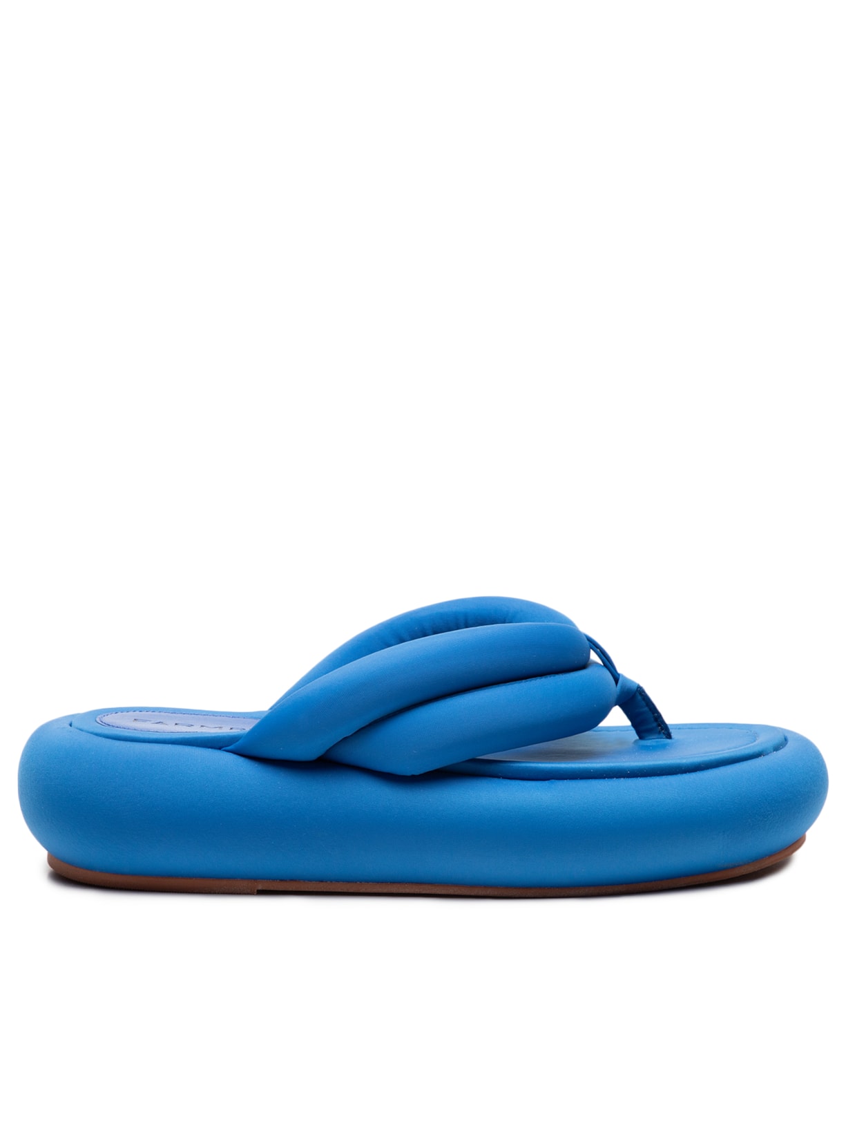 Sandália Feminina Salto Médio - Azul