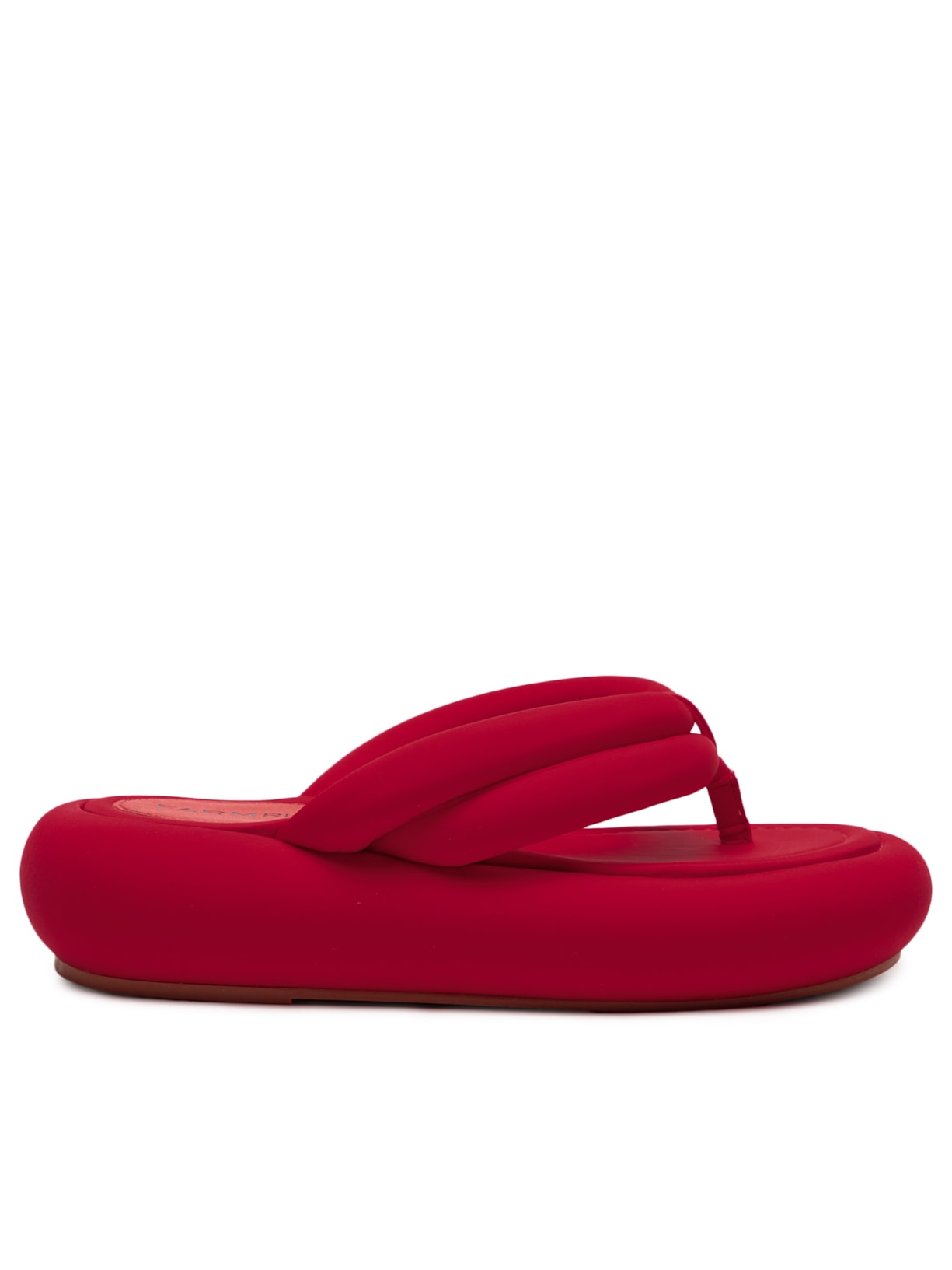 Sandália Feminina Salto Médio - Vermelho