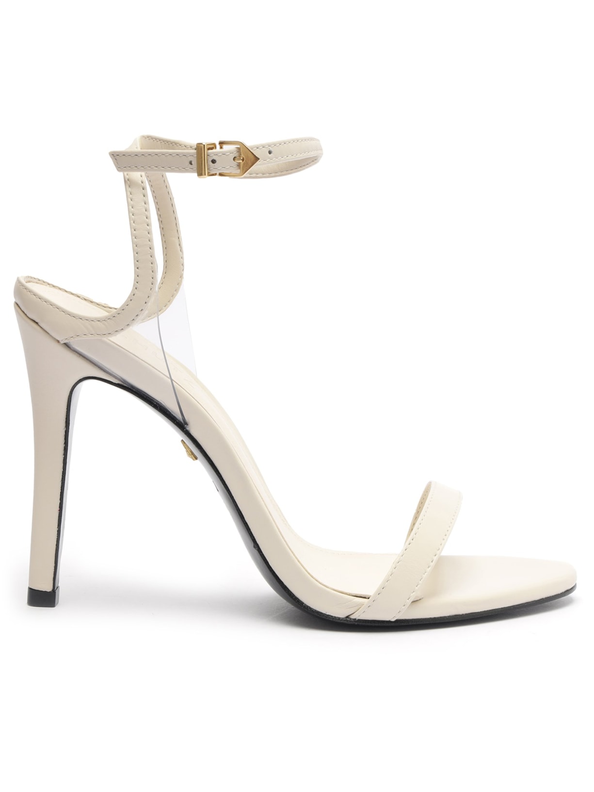 Sandália Feminina Salto Skye High Stiletto Couro - Branco