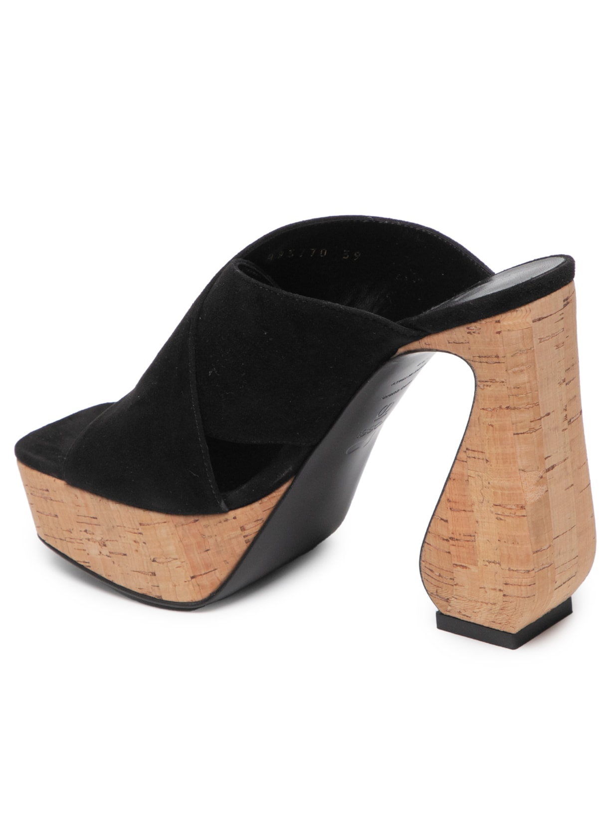 Sandália Feminina Sandals Black Preto Si Rossi By Sergio Rossi