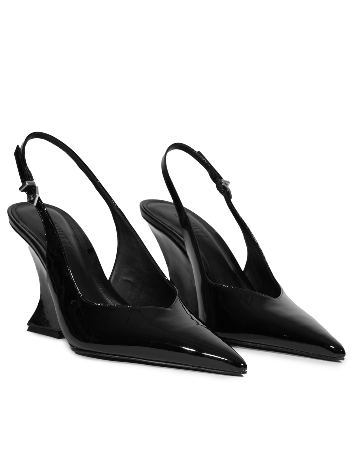 Sandália Feminina Siena Buckle Verniz Preto Schutz