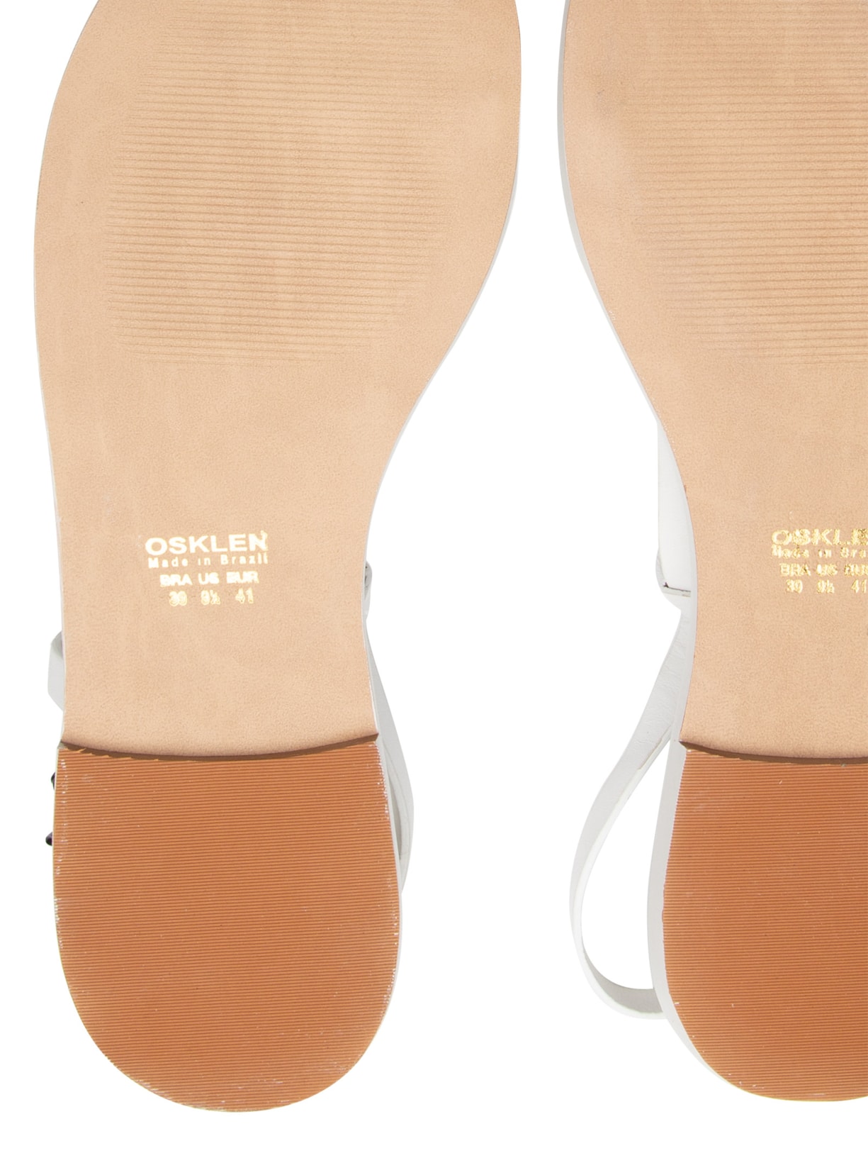 Sandália Feminina Simple Branco Osklen