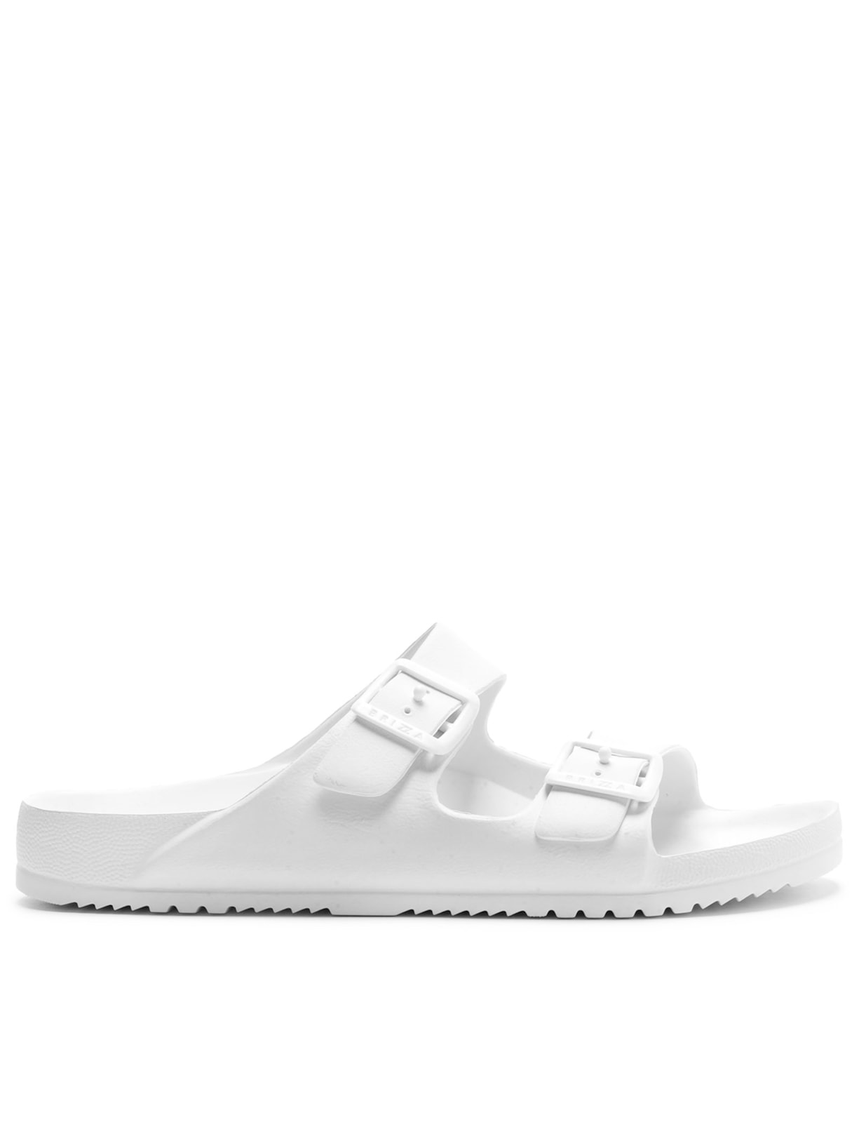 Sandália Feminina Slide Flatform Tiras - Branco