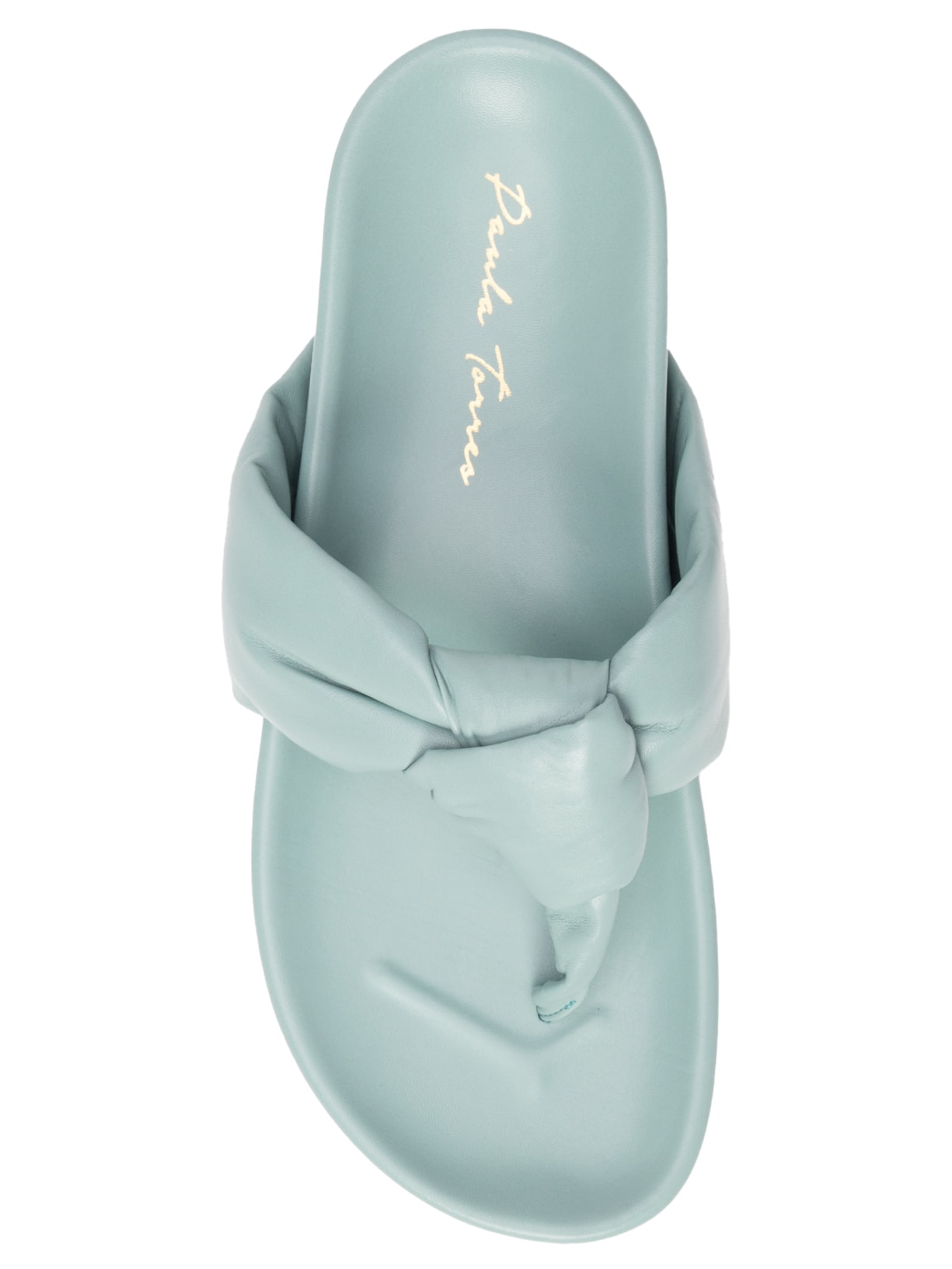 Sandália Feminina Slider Mel Verde Paula Torres