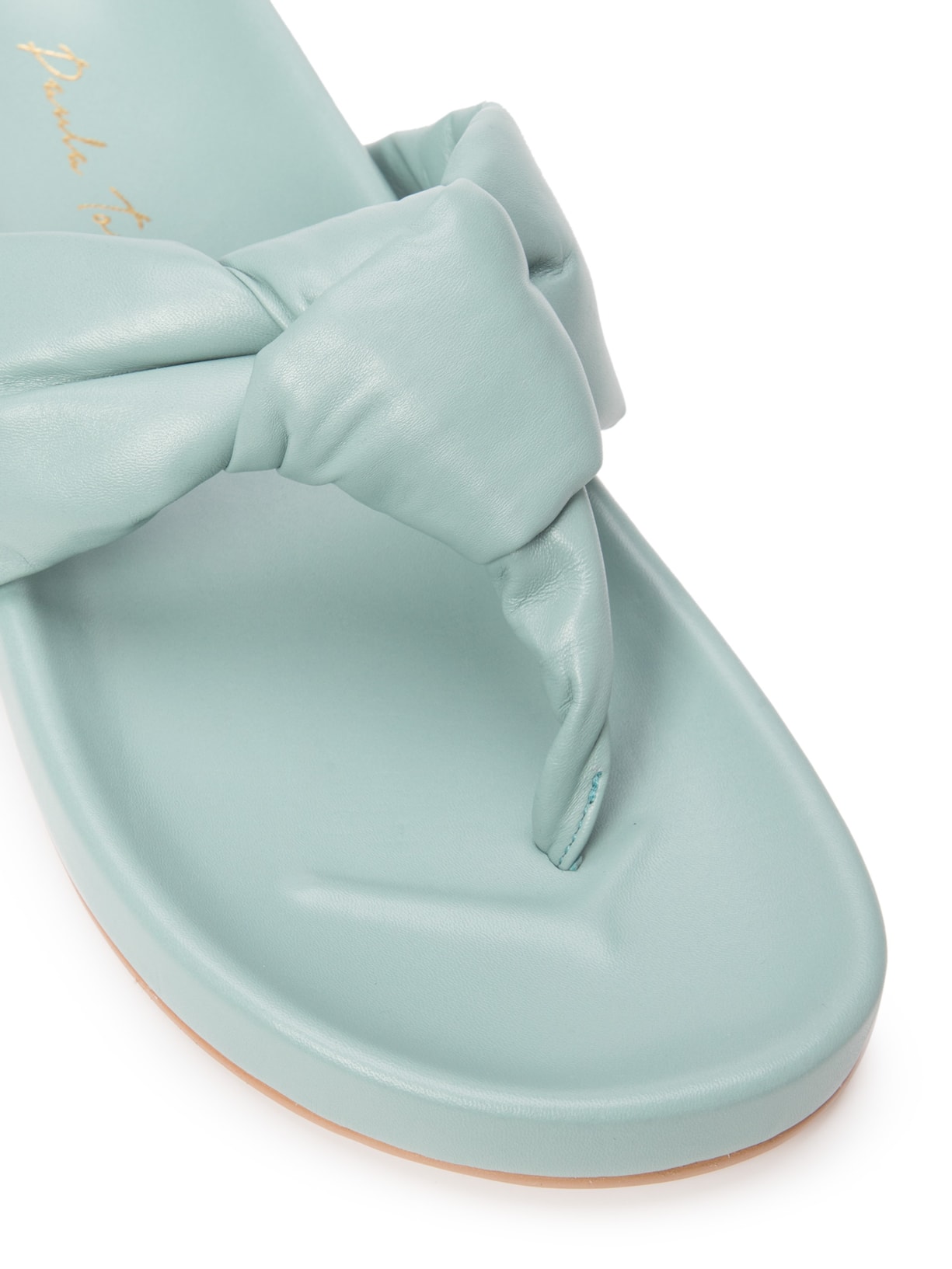 Sandália Feminina Slider Mel Verde Paula Torres