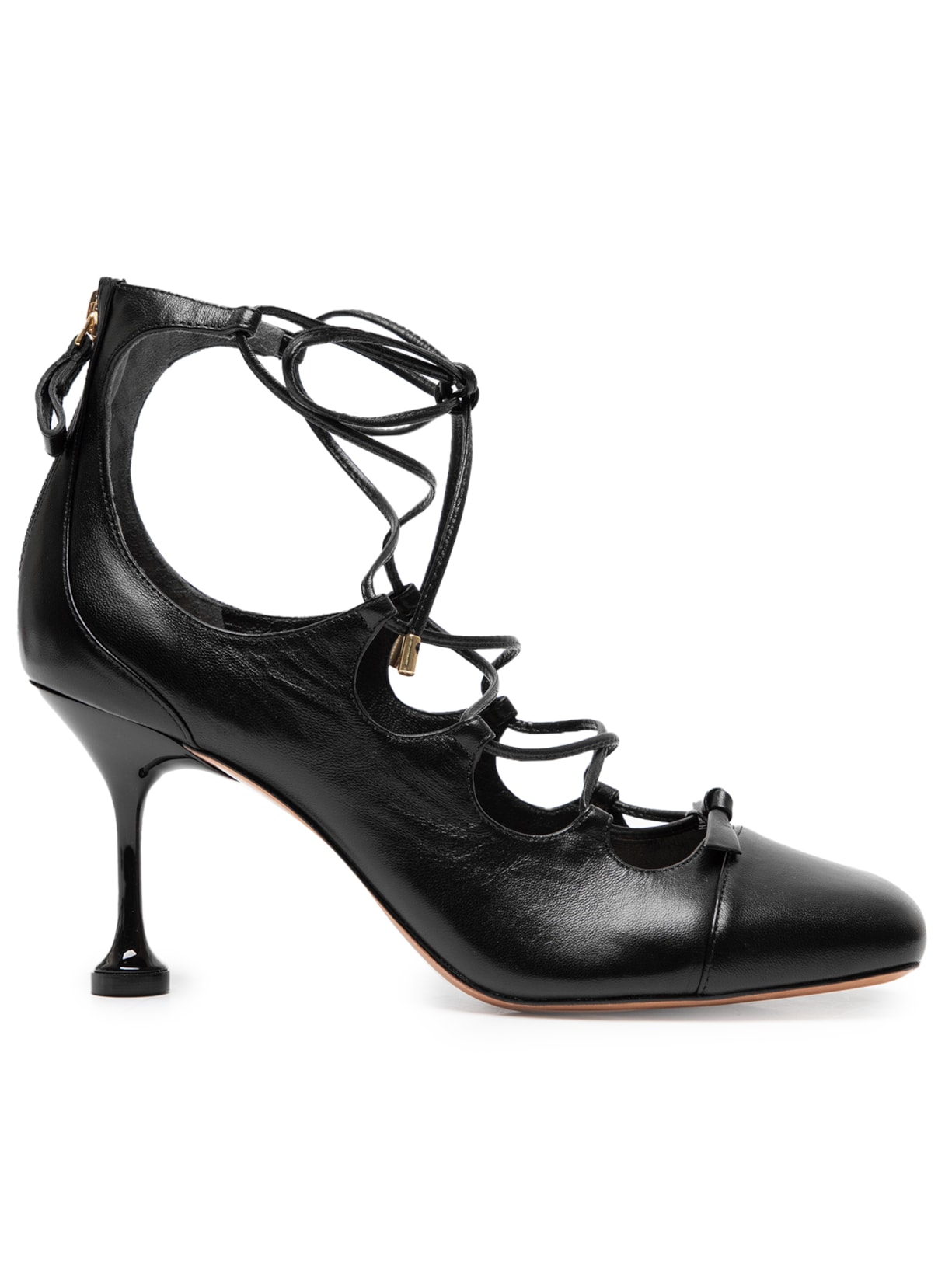 Sandália Feminina Slim Clarita Flare - Preto