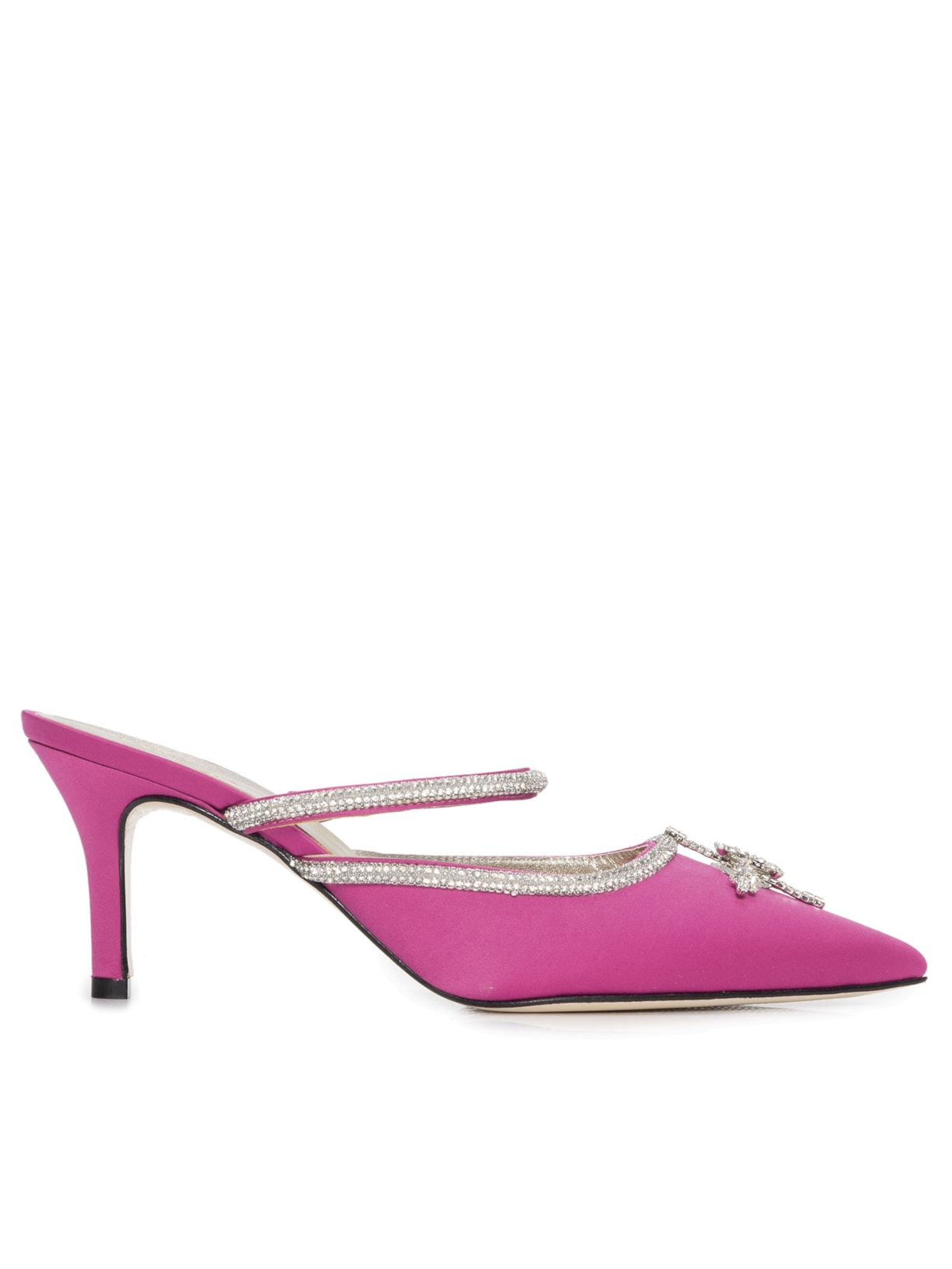 Sandália Feminina Slingback Salto Baixo Chiara - Rosa