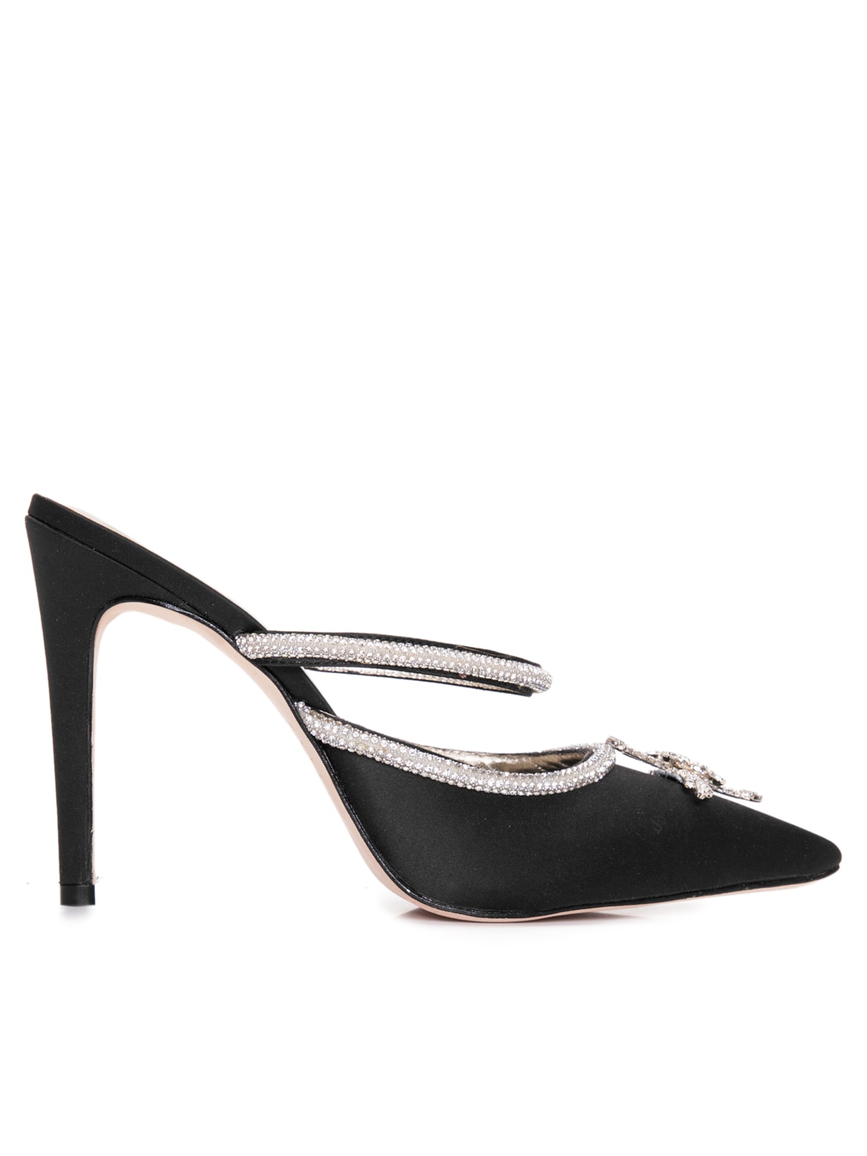 Sandália Feminina Slingback Salto Chiara - Preto