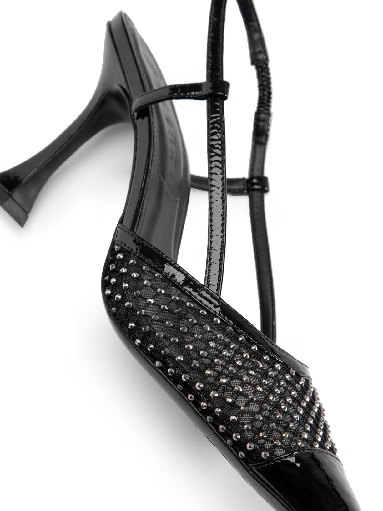 Sandália Feminina Slingback Vitória Preto Vicenza