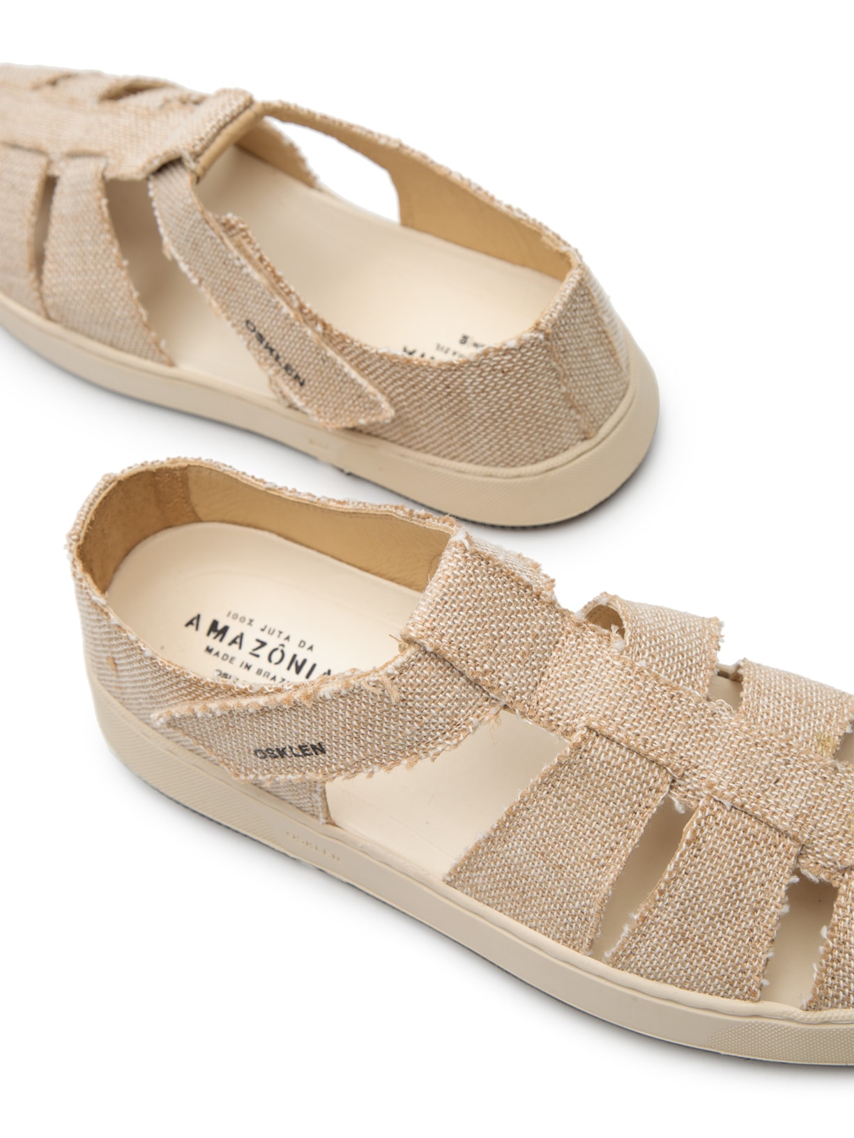 Sandália Feminina Soho Resort Juta Bege Osklen