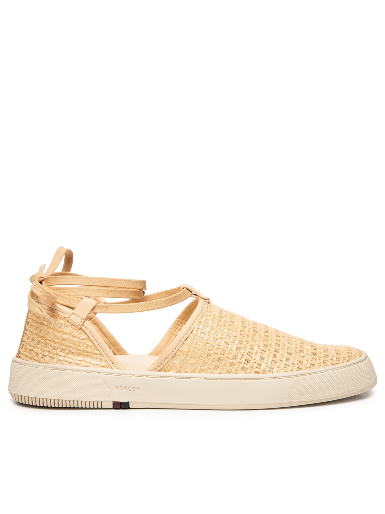 Sandália Feminina Soho Tela Ráfia - Bege