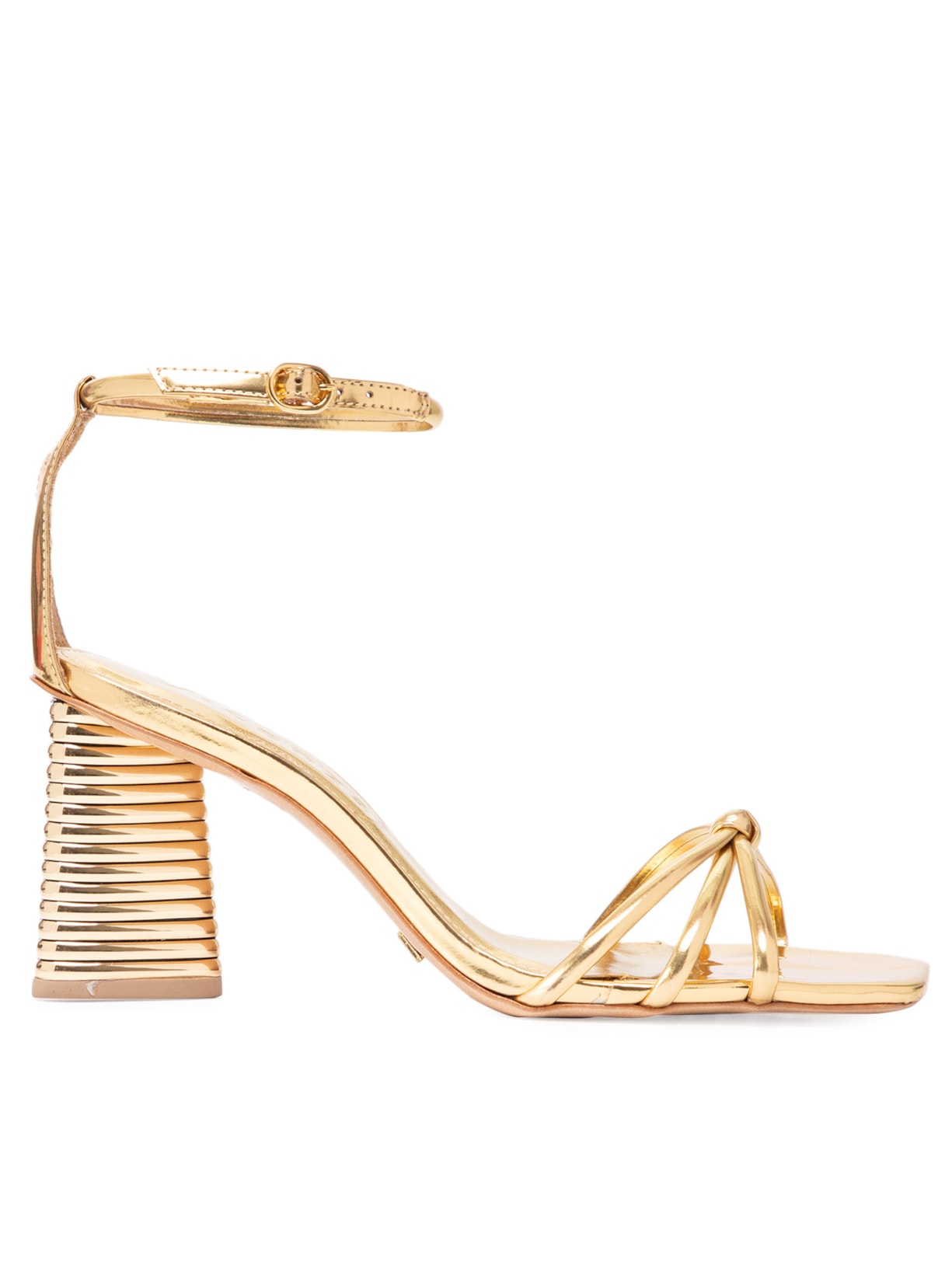 Sandália Feminina Specchio Hard - Dourado