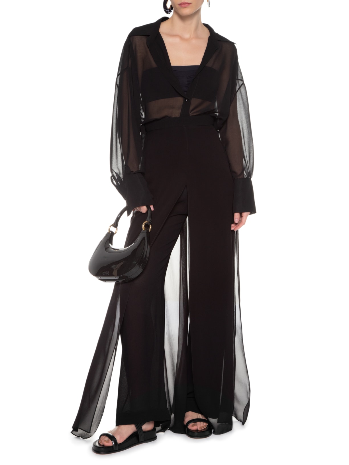 Sandália Feminina Sport Vicky Preto Alexandre Birman