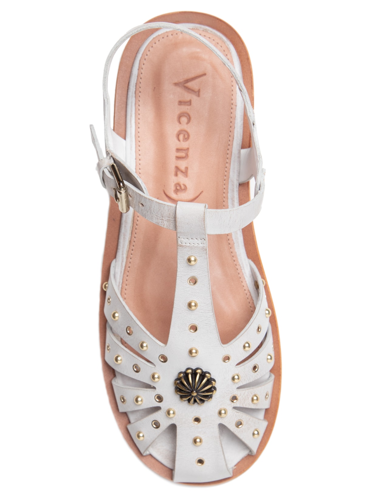 Sandália Feminina Spray Cinza Vicenza