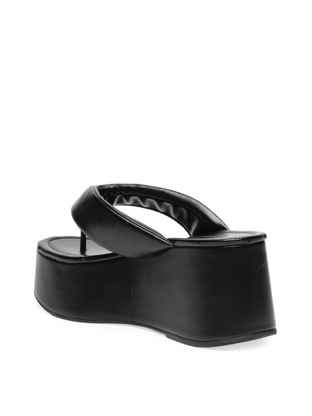 Sandália Feminina Tamanco Alto Ecowear Preto Schutz