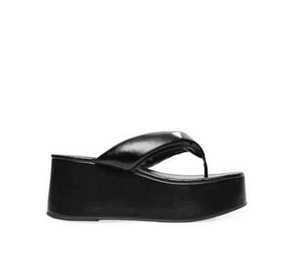 Sandália Feminina Tamanco Alto Ecowear - Preto