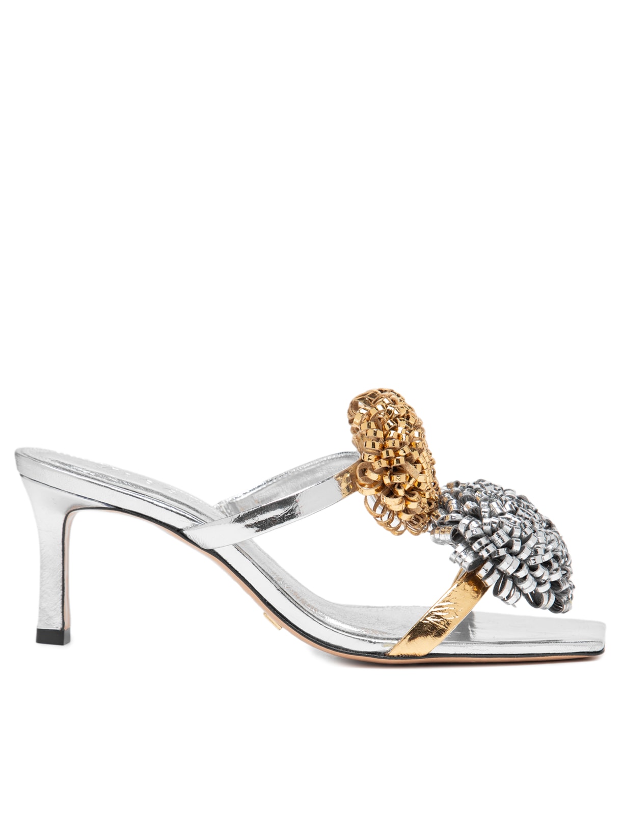 Sandália Feminina Tamanco Ashanti - Prata