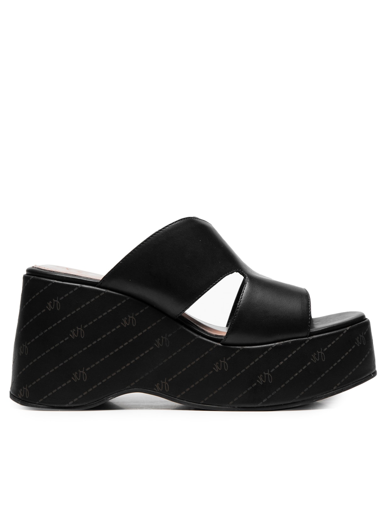 Sandália Feminina Tamanco Benim - Preto