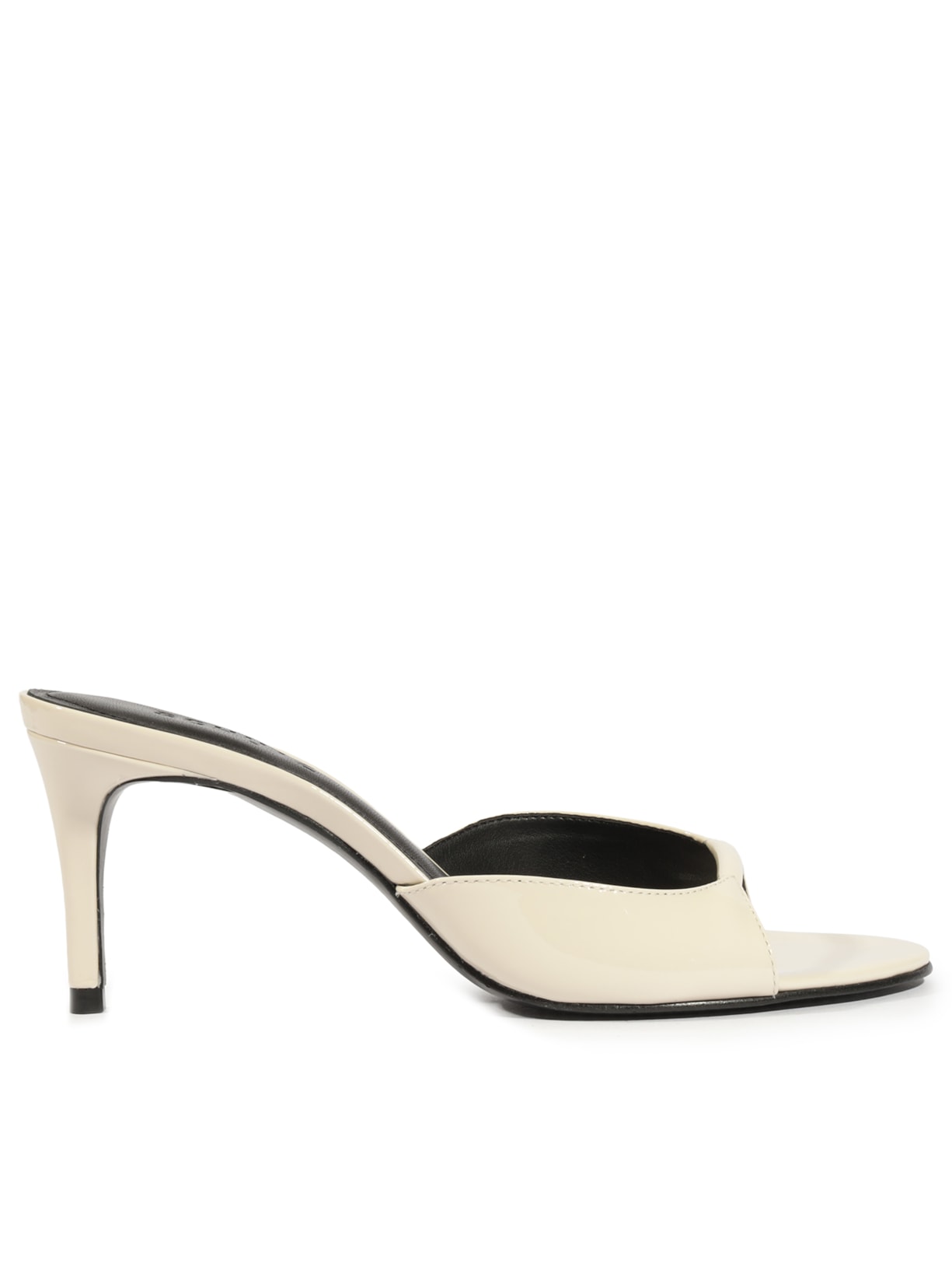 Sandália Feminina Tamanco Mule Arlette Couro - Branco