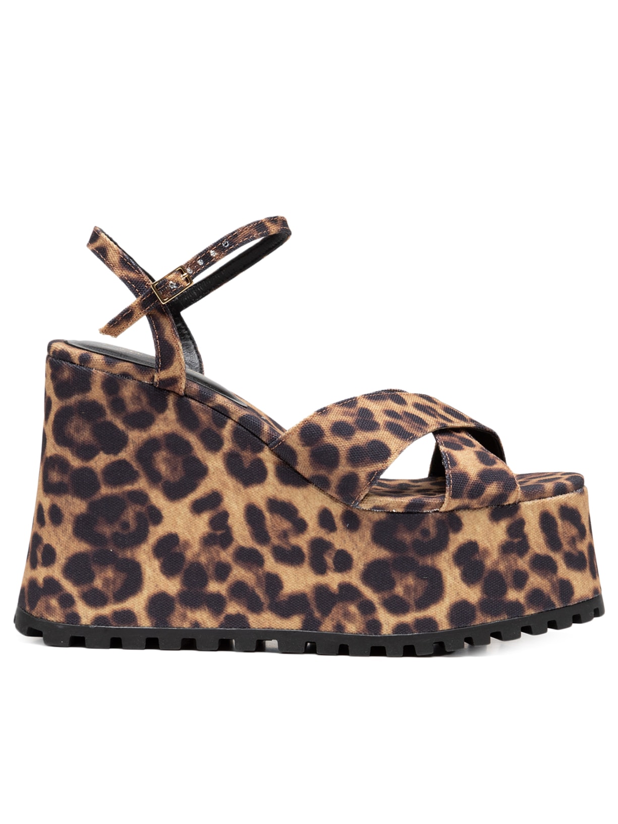 Sandália Feminina Tec Oncilla Natural - Animal Print