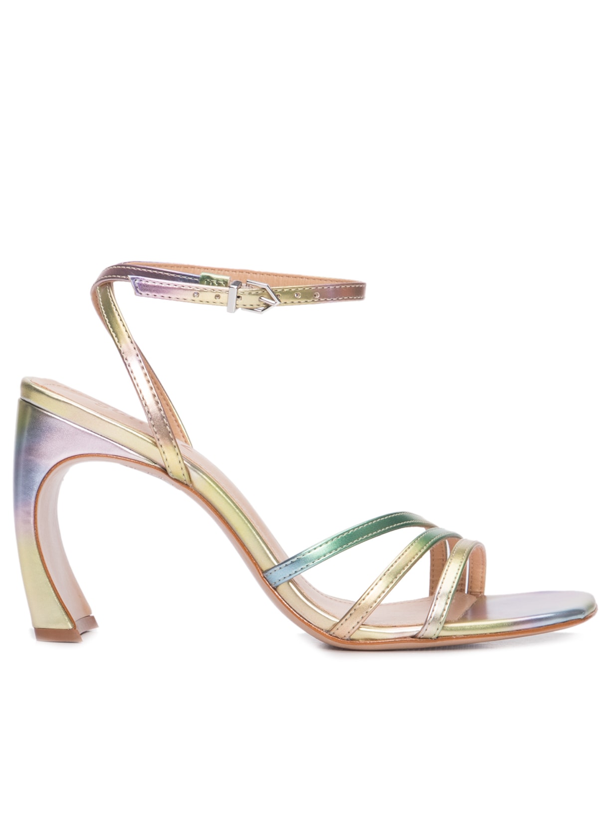 Sandália Feminina Tess Tecido Colorido - Rosa