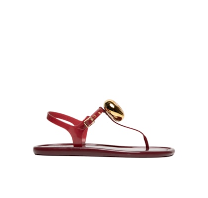 Sandália Feminina Tira Pvc 65 A - Marrom