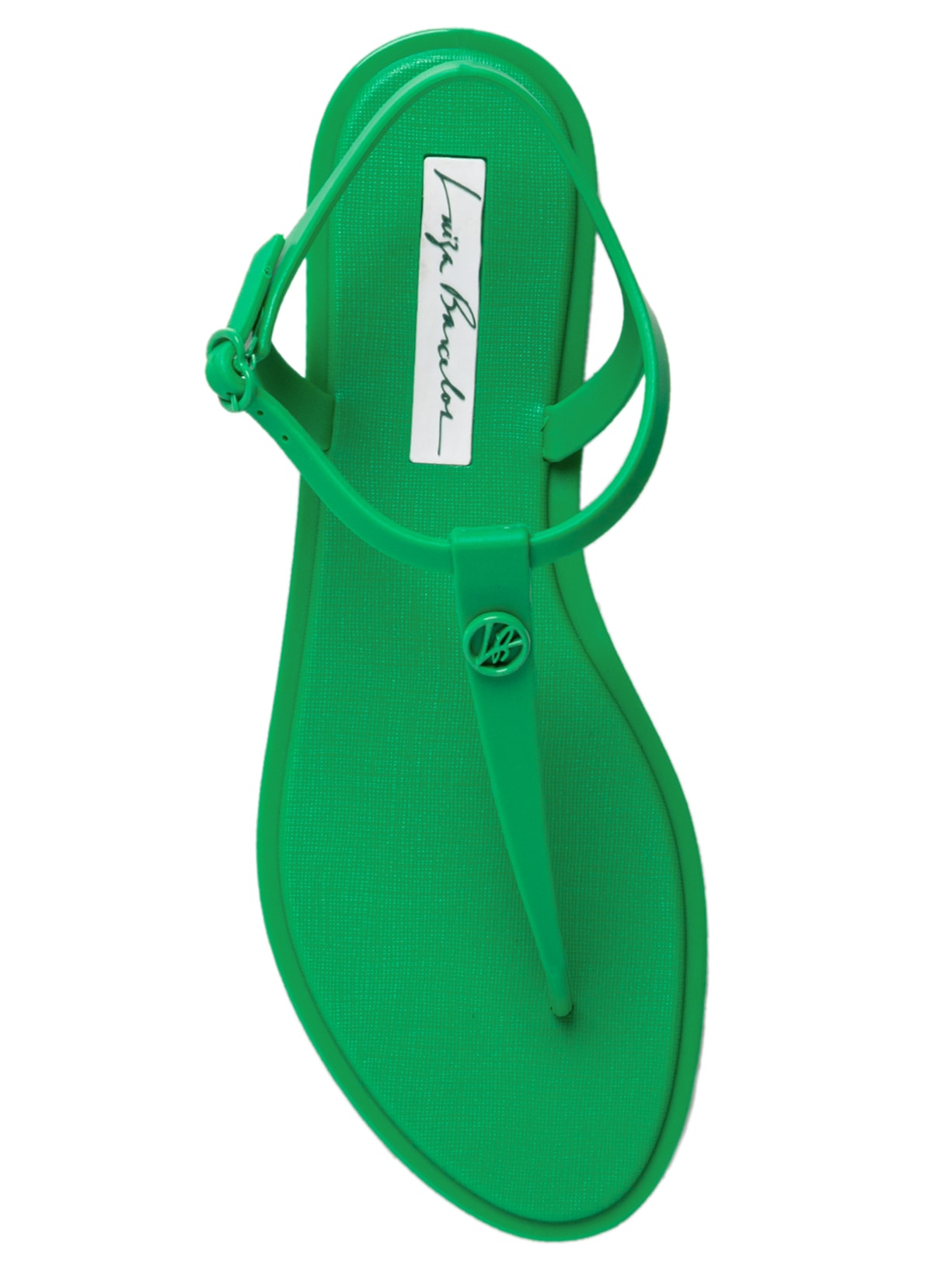 Sandália Feminina Tira Única Verde Luiza Barcelos