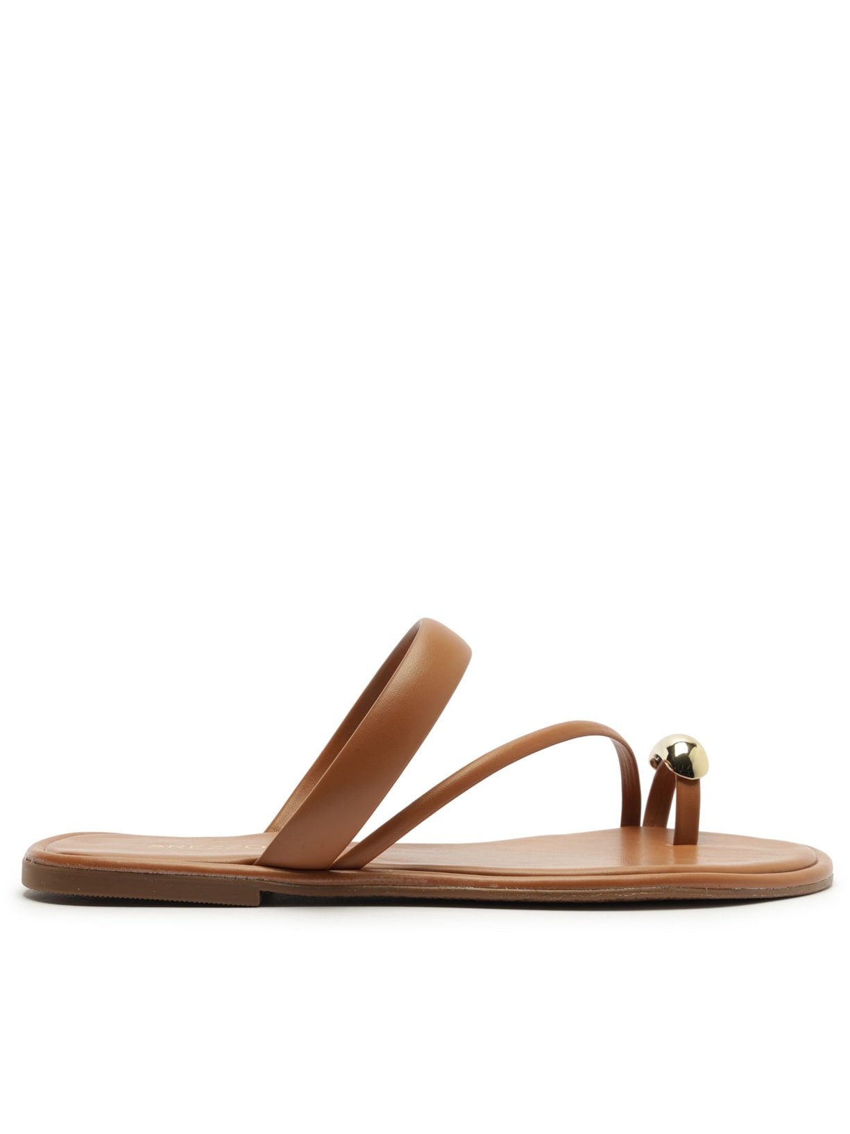 Sandália Feminina Tiras Finas Marrom Arezzo