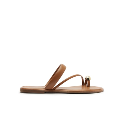 Sandália Feminina Tiras Finas - Marrom