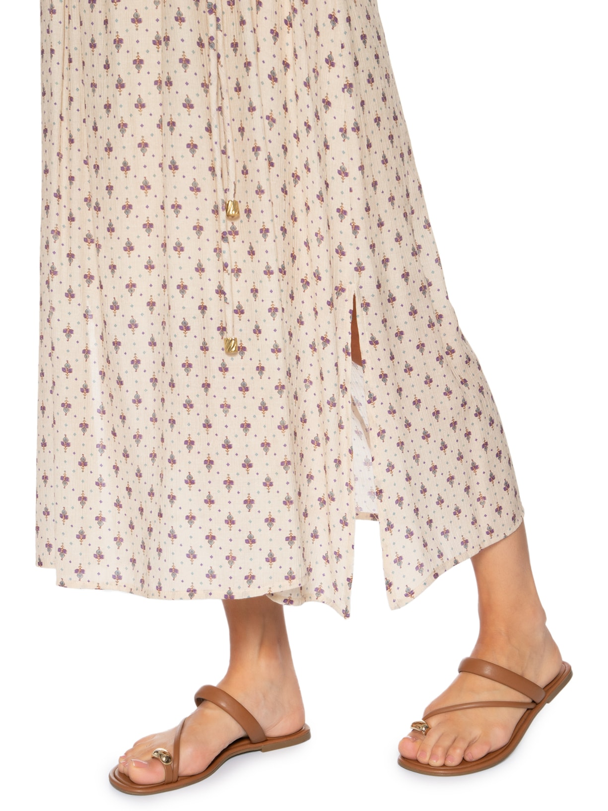 Sandália Feminina Tiras Finas Marrom Arezzo