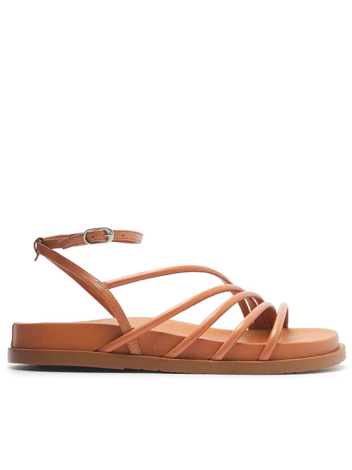 Sandália Feminina Tourino Leather - Marrom