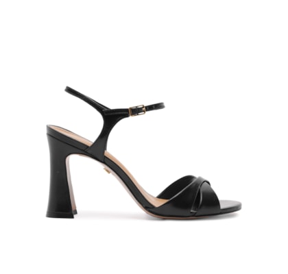 Sándalia Feminina Tourino Leather - Preto