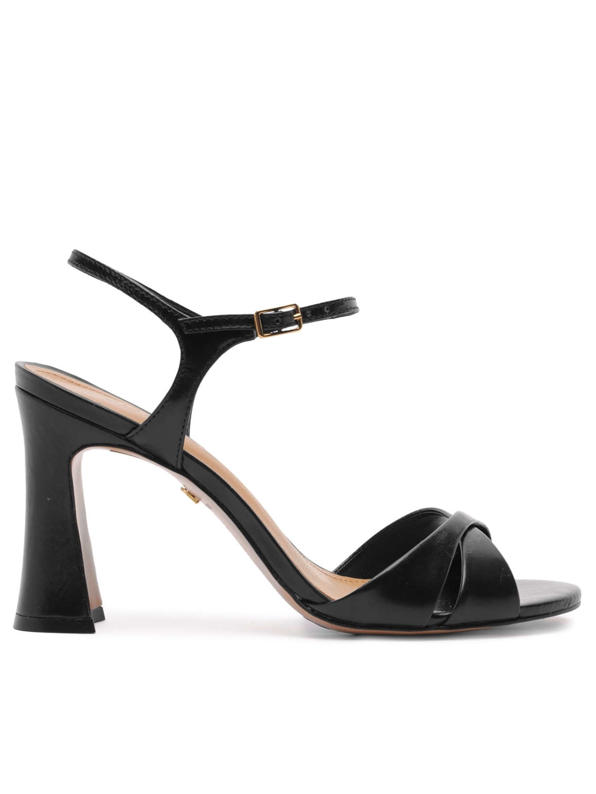 Sándalia Feminina Tourino Leather - Preto