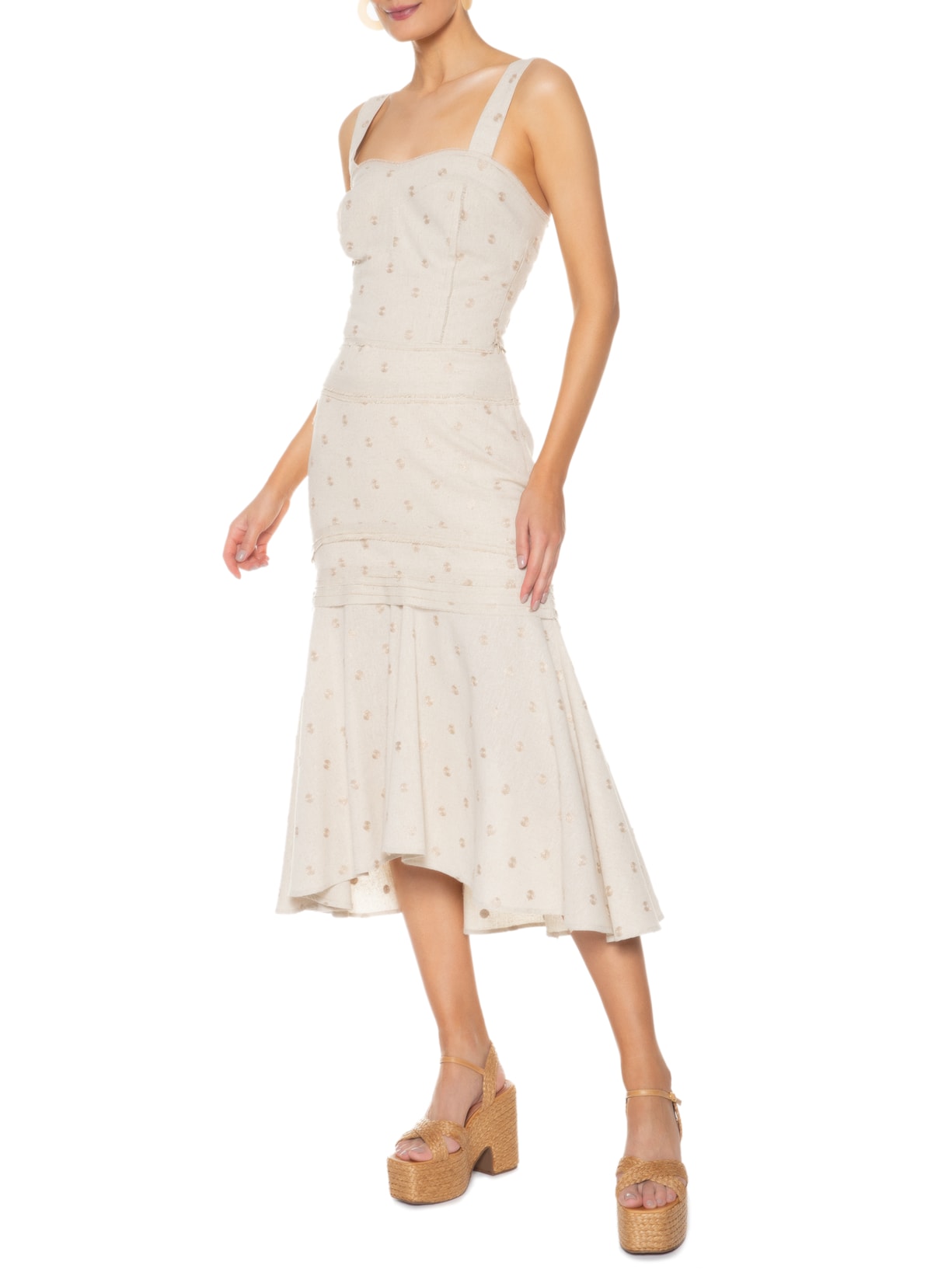 Sandália Feminina Trança Bege Vicenza