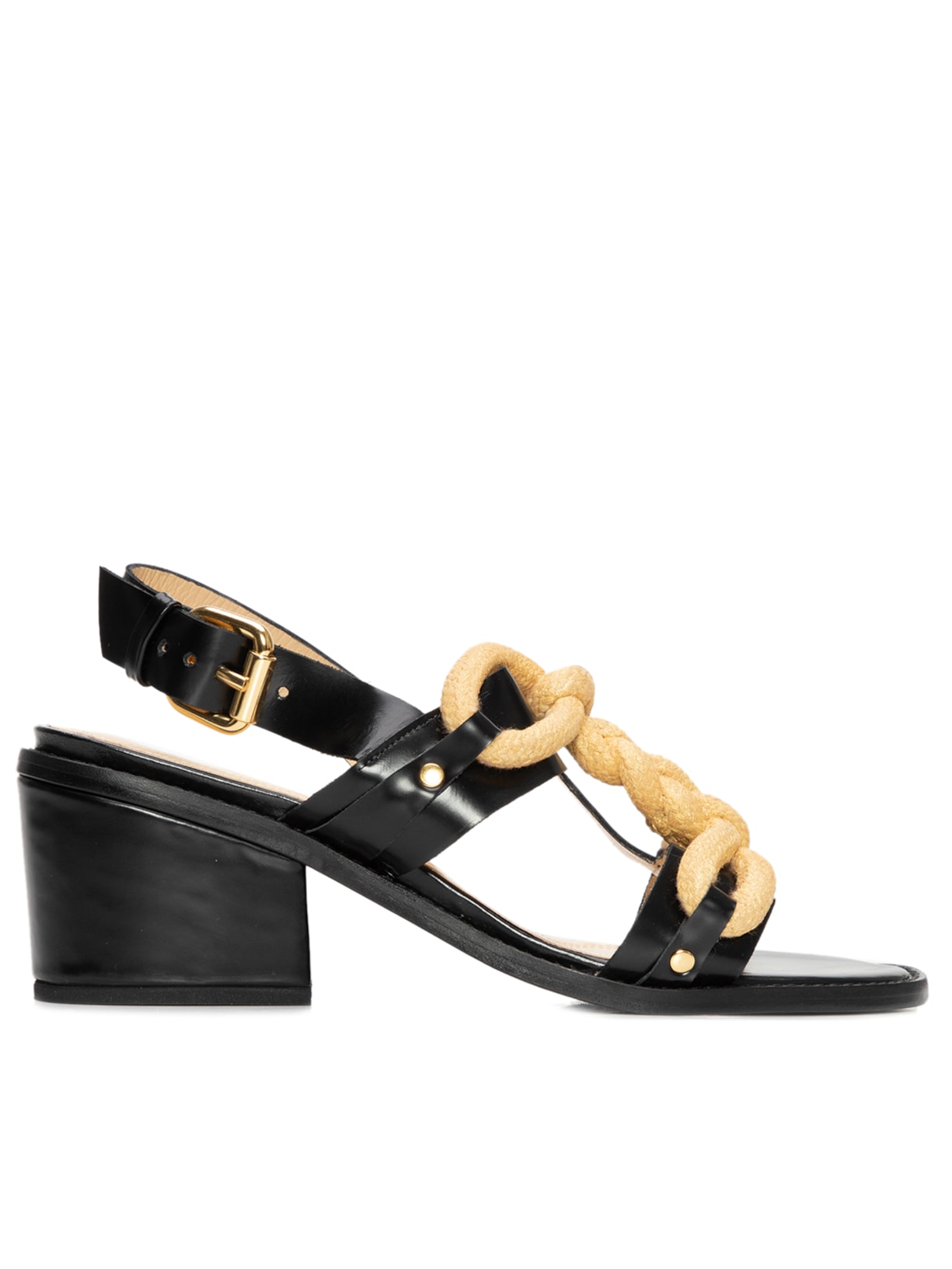 Sandália Feminina Trançada - Preto