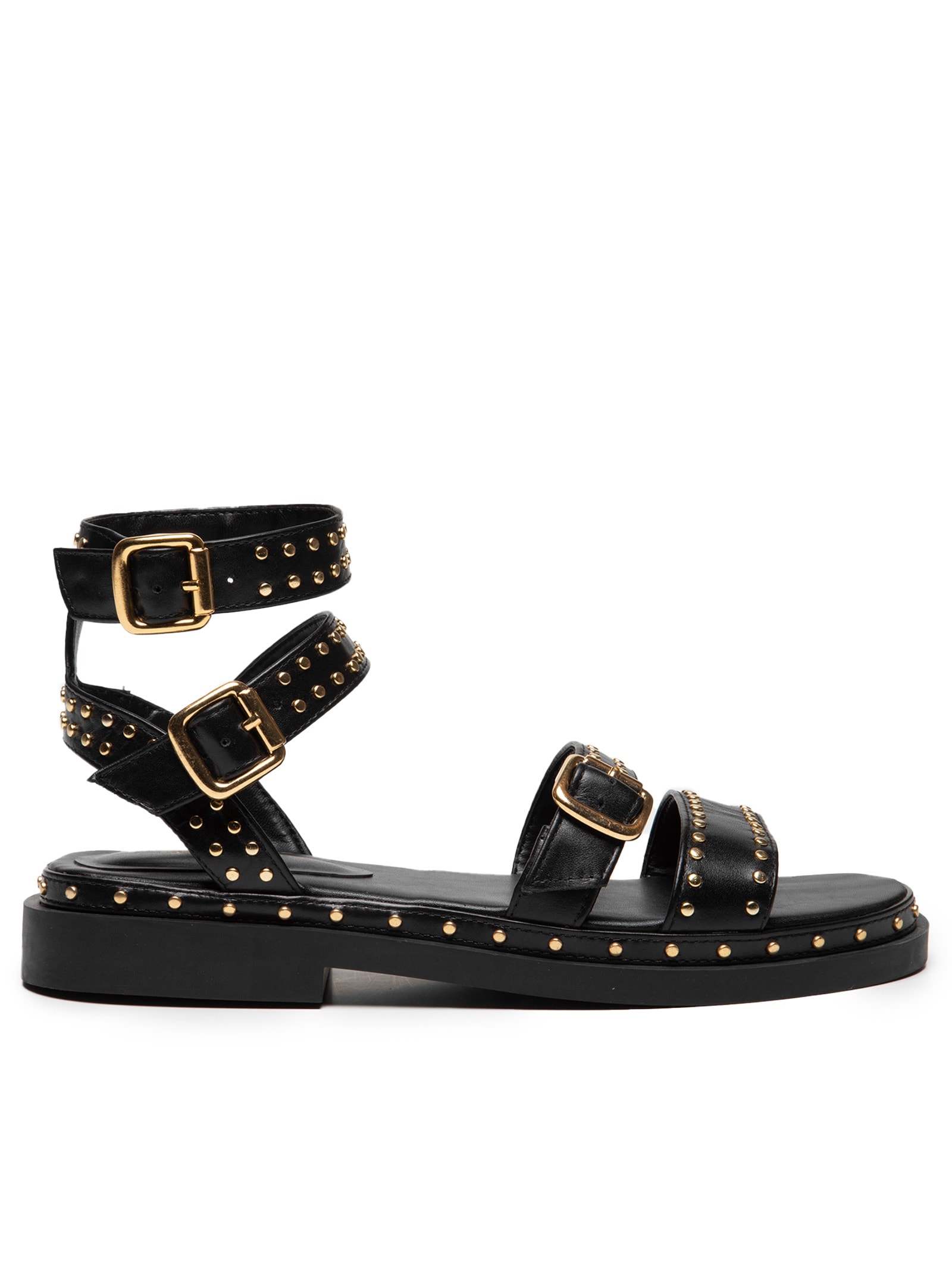 Luiza Barcelos - Sandália Feminina Tratorada Grease - Preto