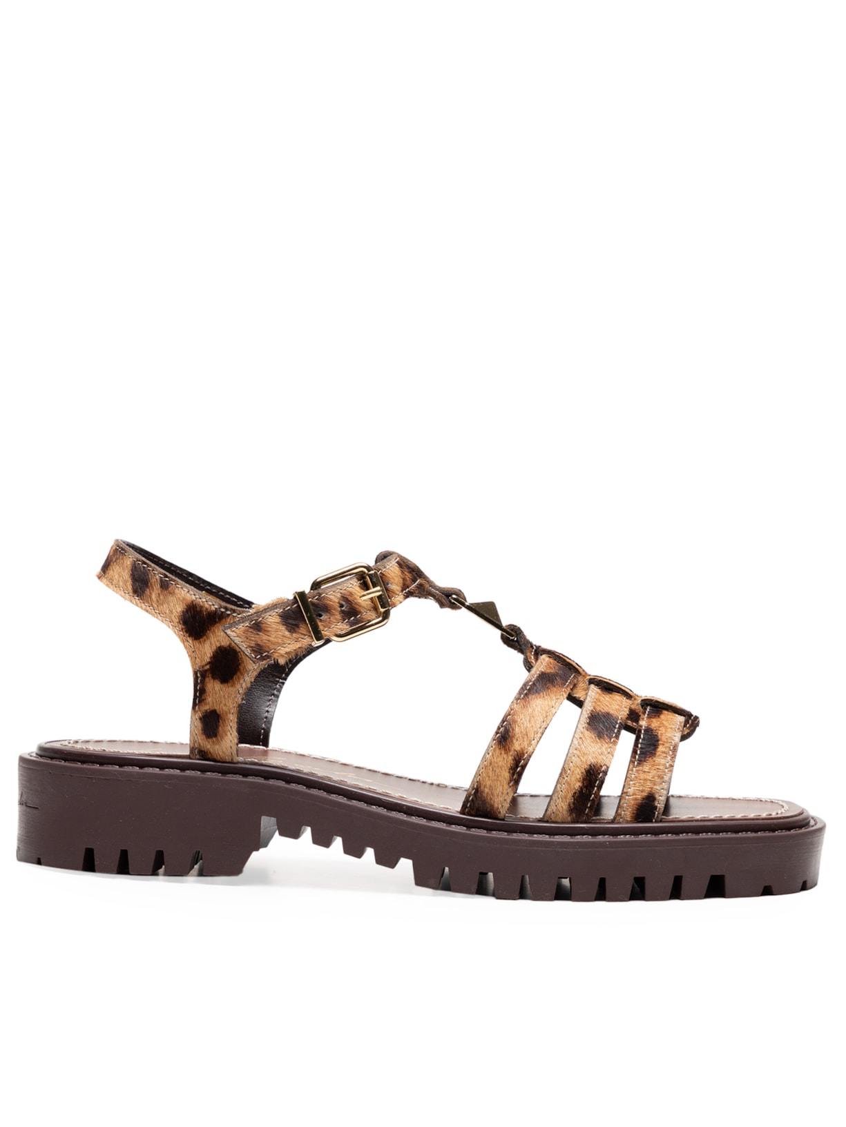 Sandália Feminina Tratorada Guepardo - Animal Print