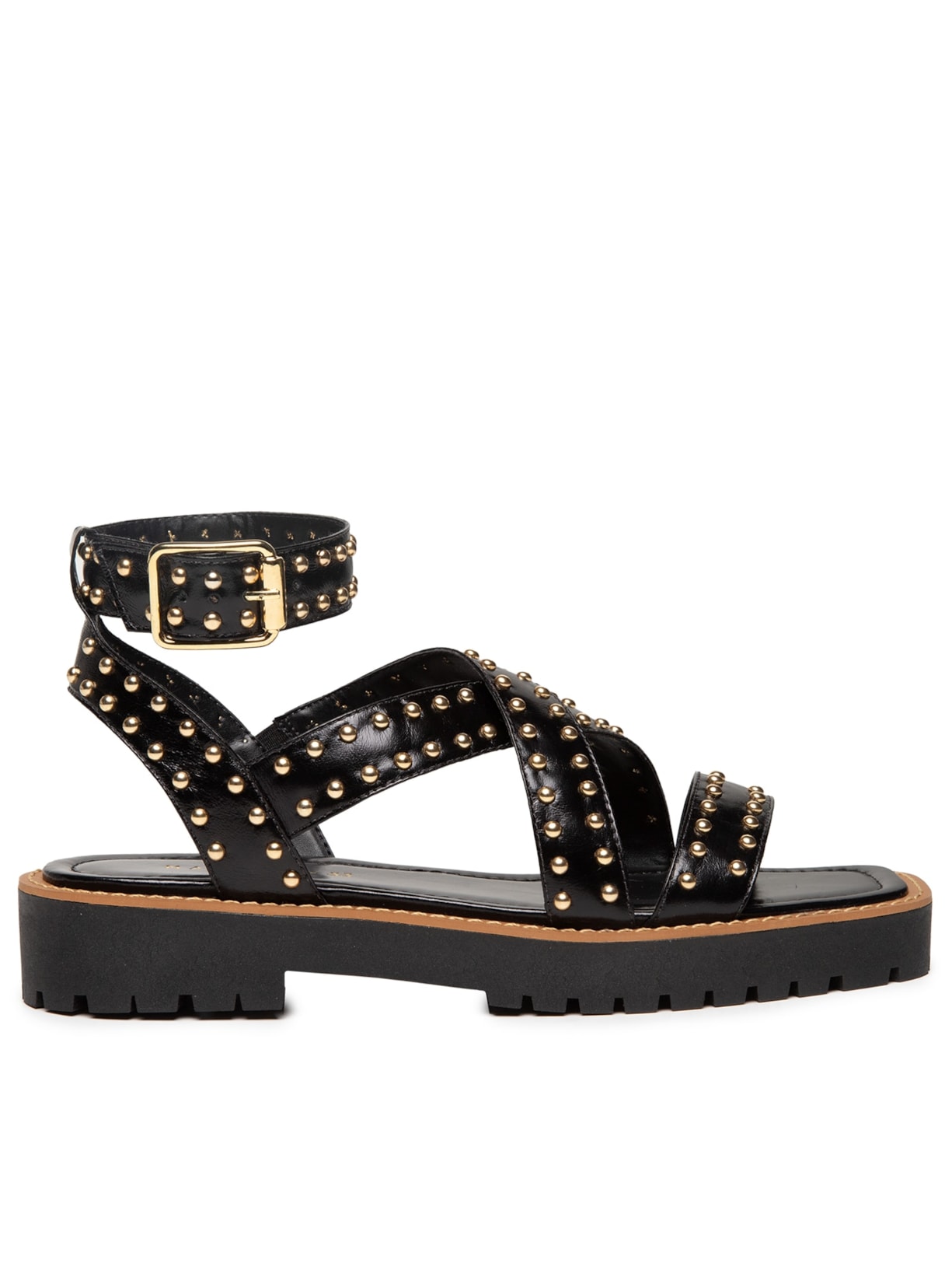 Sandália Feminina Tratorada - Preto