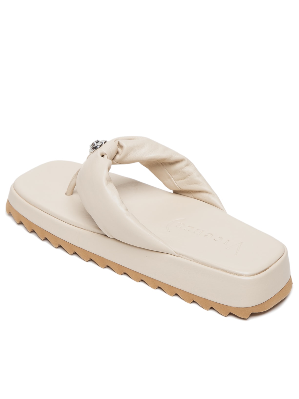 Sandália Feminina Veneto Off White Vicenza