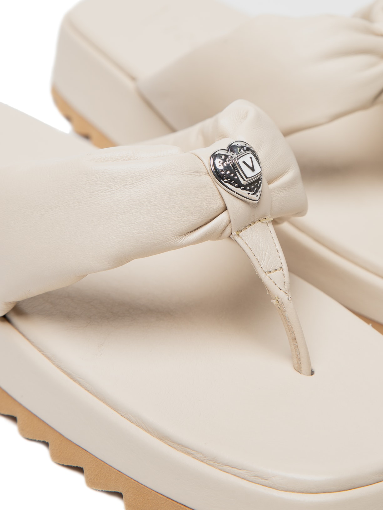 Sandália Feminina Veneto Off White Vicenza