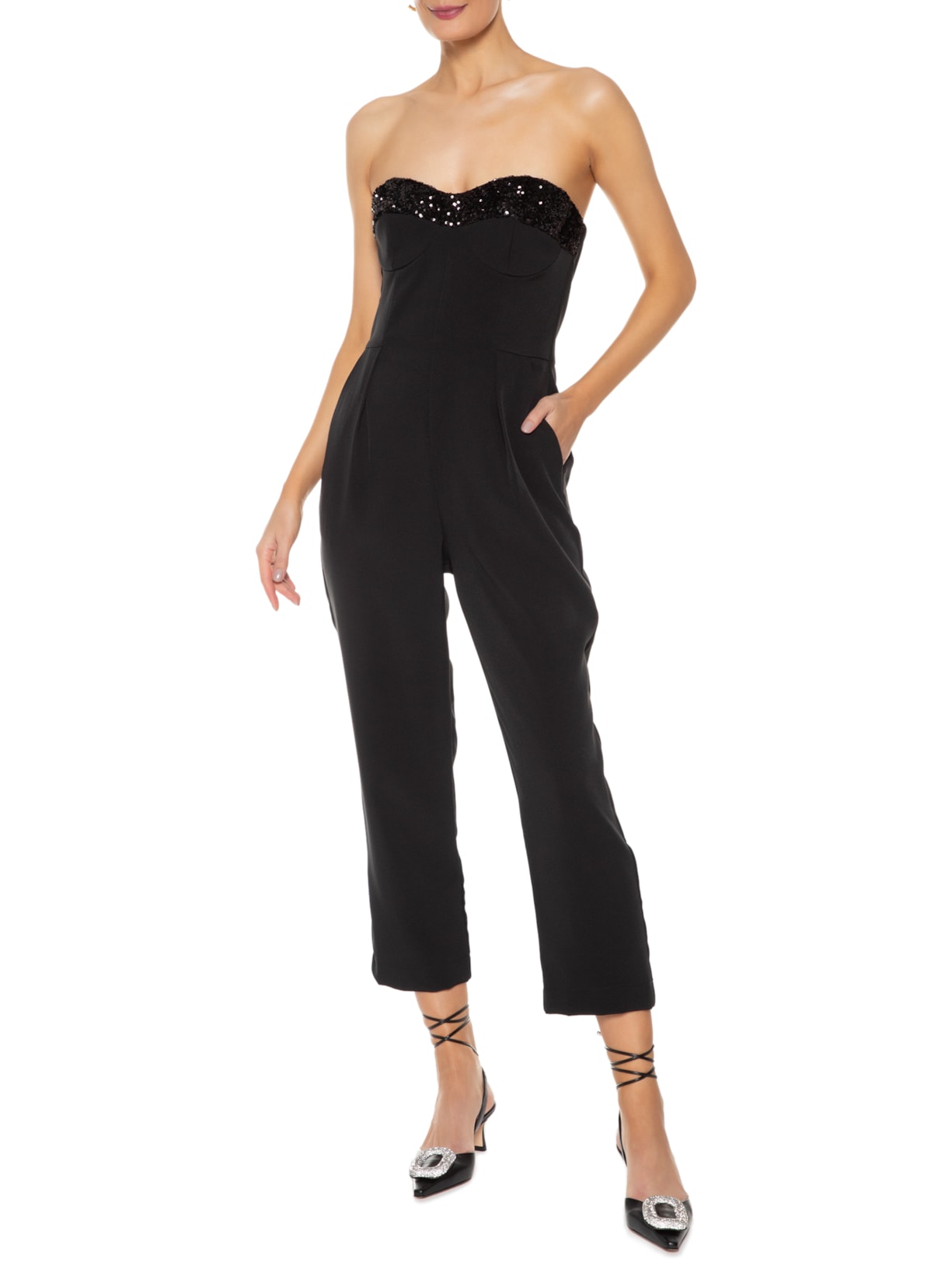 Sandália Feminina Veneto Preto Vicenza