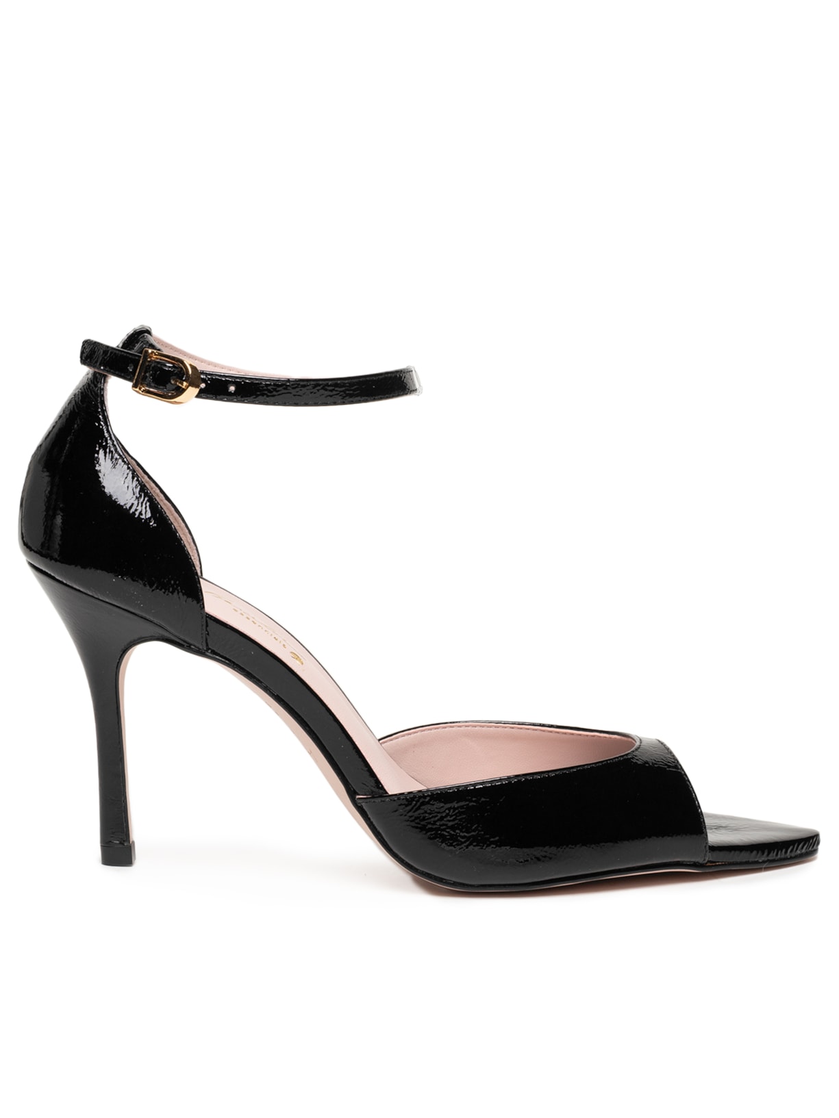 Sandália Feminina Verniz Show - Preto