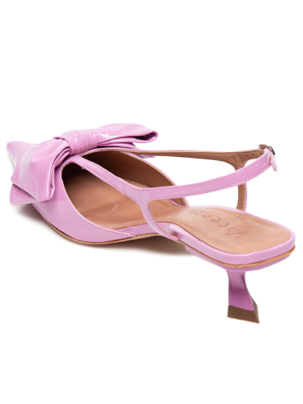 Sandália Feminina Verniz Show Rosa Vicenza