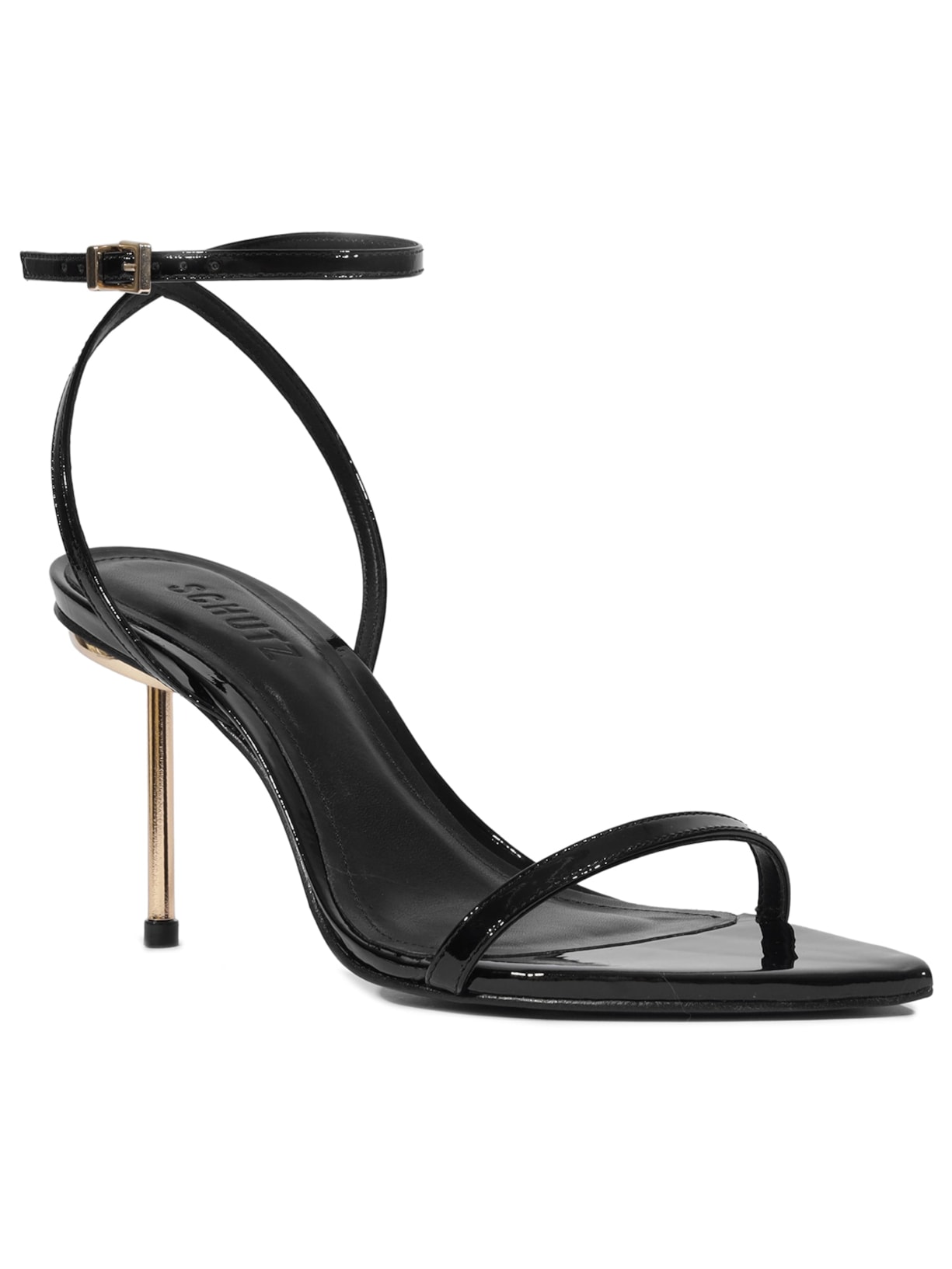 Sandália Feminina Verniz Soft Preto Schutz