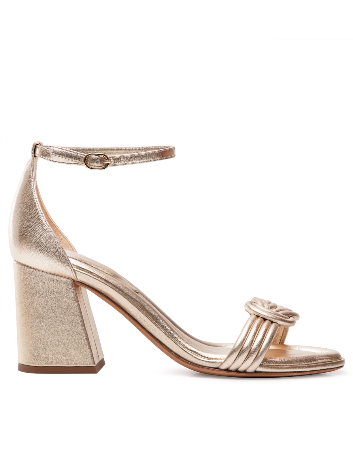 Sandália Feminina Vicky 75 Doppia Soletta - Dourado