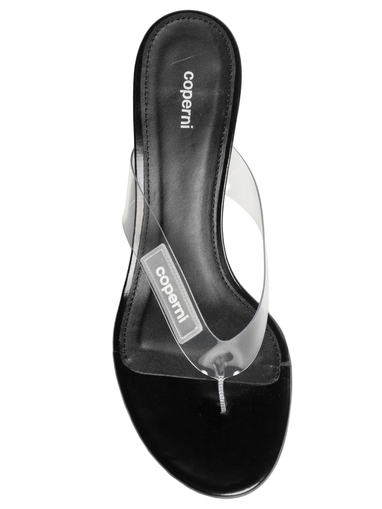 Sandália Feminina Wedge Preto Coperni