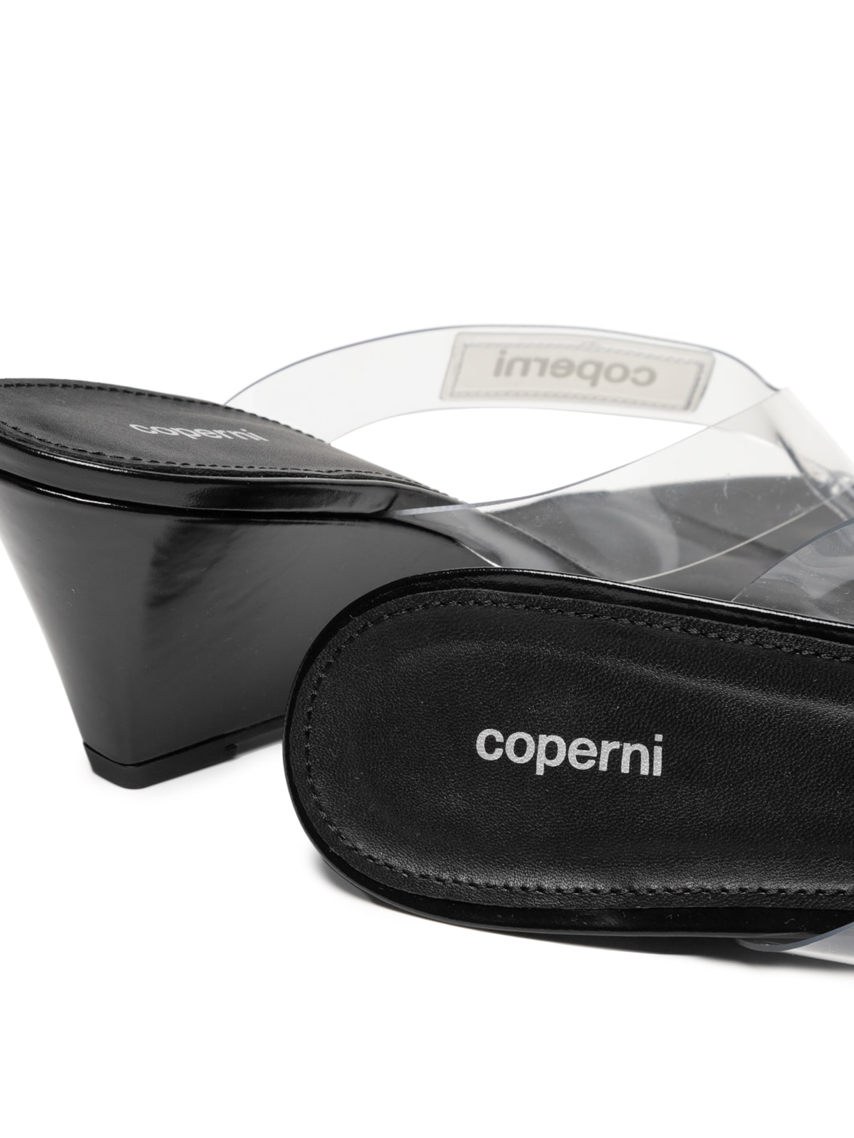Sandália Feminina Wedge Preto Coperni