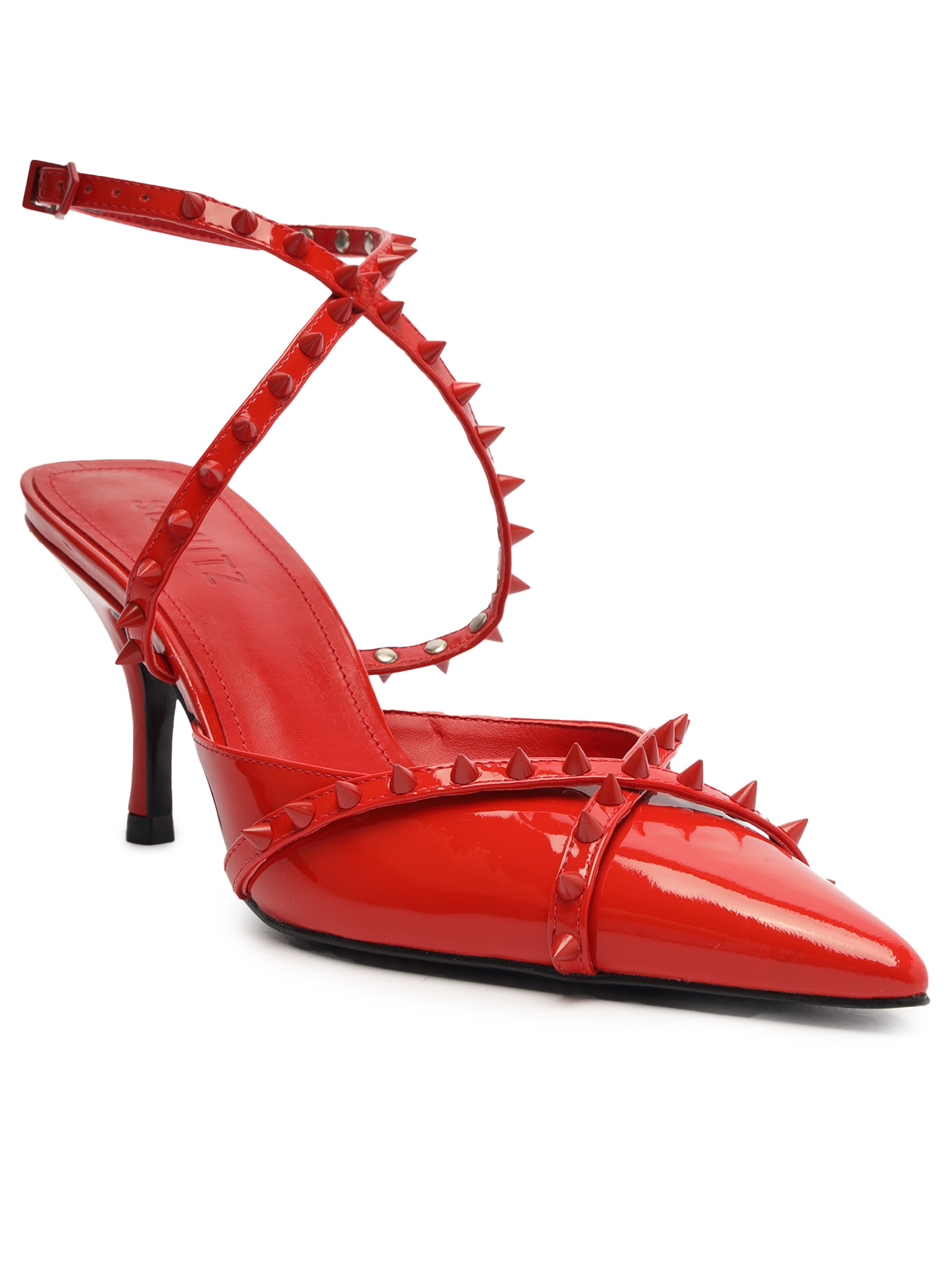 Schutz - Sandália Feminina Zoey Pump Verniz - Vermelho