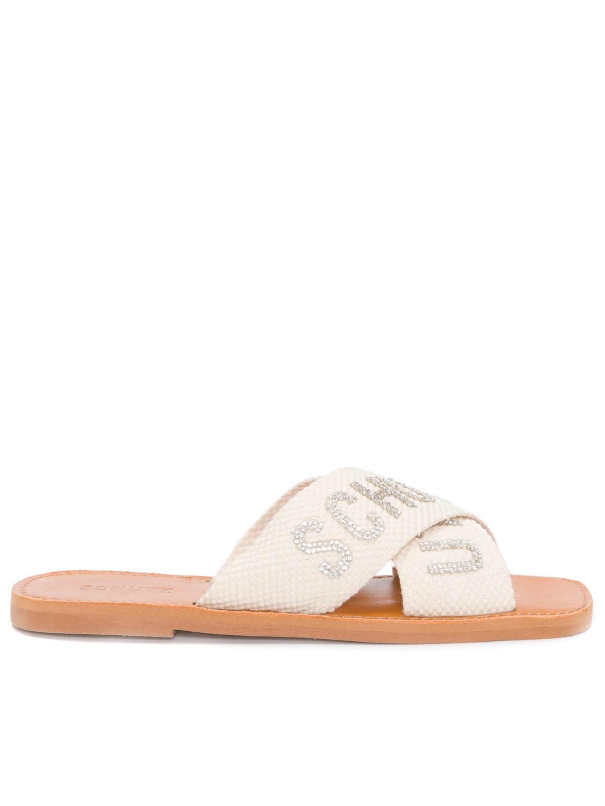 Sandália Flat Cross - Bege